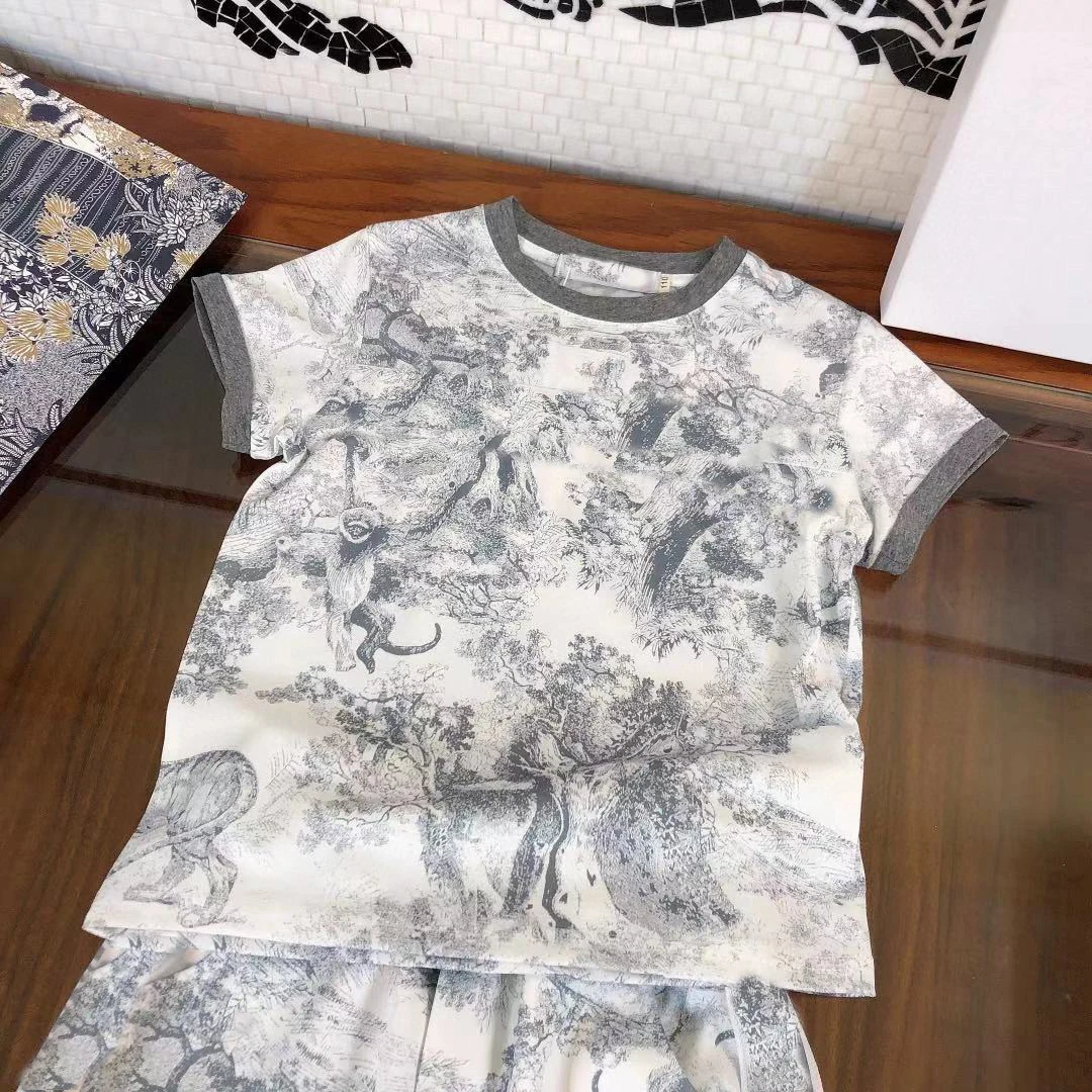 

2021 kids boys summer outfits two PCs fashion sets