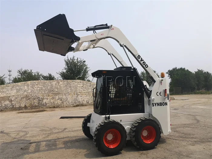 Полногидравлический колесный мини-борт SY60 фронтальный мини-погрузчик