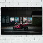 Картина на холсте с мотоциклом Venom Suzuki GSXR 100 Superbike, Японская уличная шелковая Настенная картина для гостиной, домашний декор