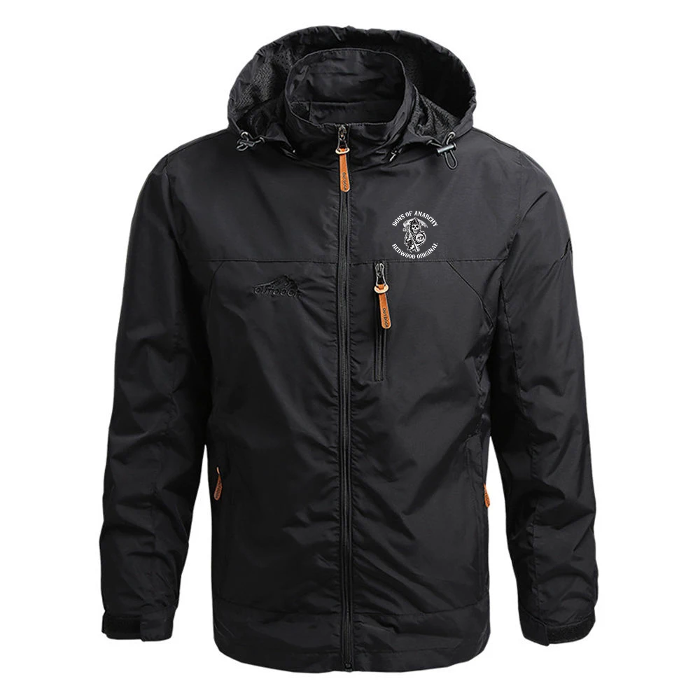 

New Sons Of Anarchy SOA SAMCRO Mens Classic Style Comfortable Zipper Hoodies Sweatshirts Hooded Sweatshirts Coat Male Jackets