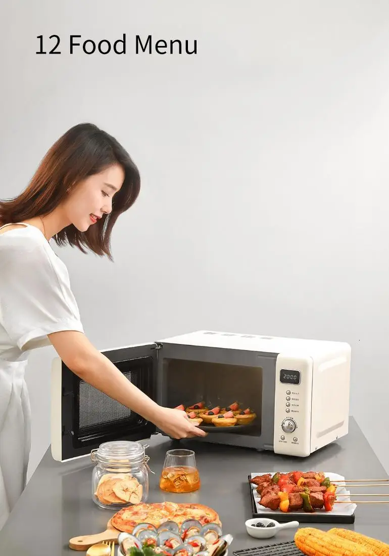 XIAOMI YOUPIN OCOOKER CR-WB01S, 700 Вт/20л, барбекю, микроволновая печь, функция гриля, защита от излучения, микроволновая печь