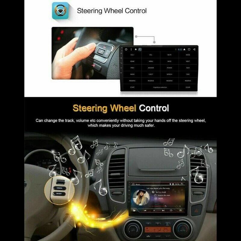 

Car Multimedia MP5 Player 7 Inch 2Din Android 10.0 GPS Navigation Bluetooth Stereo Player