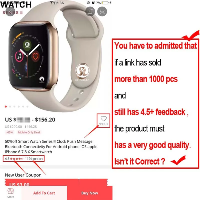 Скидка 50% на 42 мм умные часы серии 4 часы Push Message Bluetooth подключение для Android телефона IOS apple iPhone 5 7 8 X Smartwatch