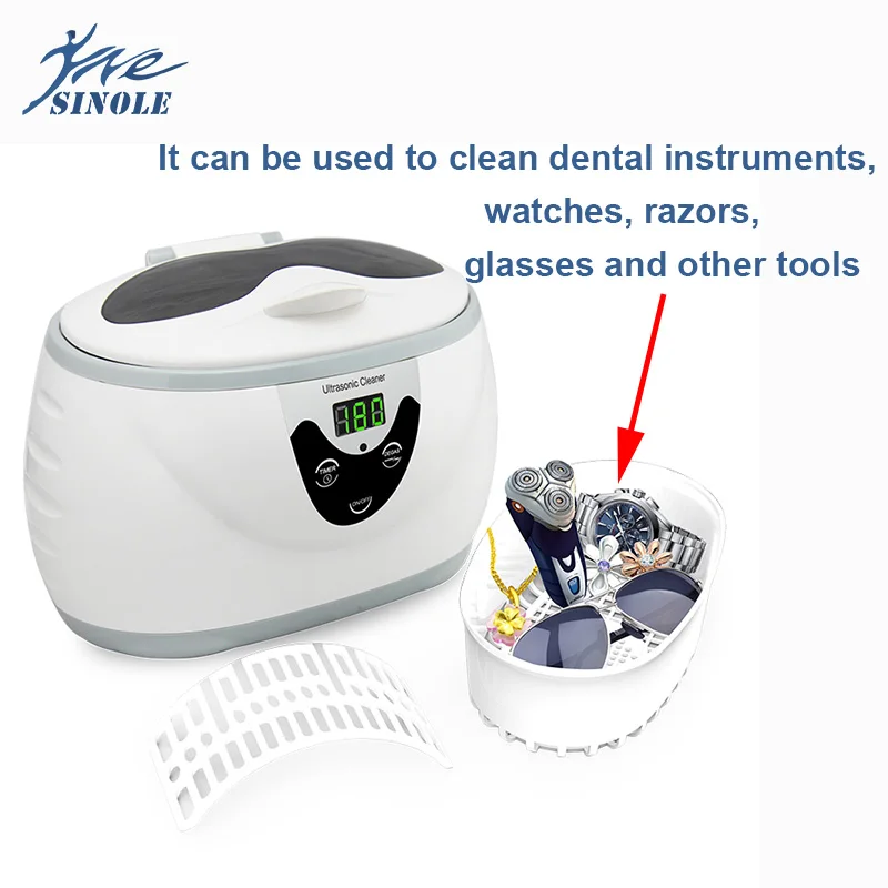 Ультразвуковая ванна для чистки ювелирных изделий 600 мл | Красота и здоровье