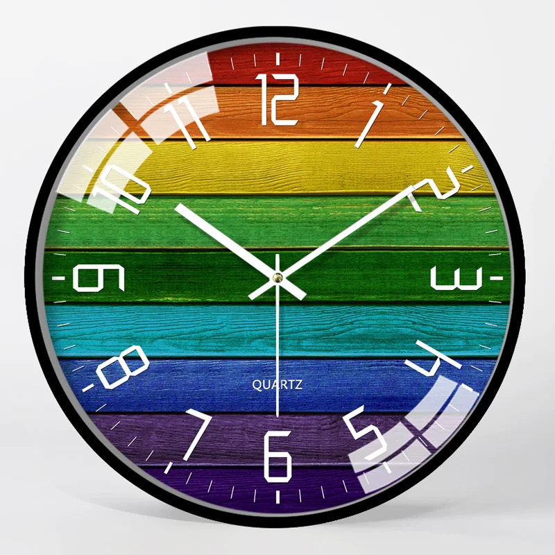 Креативные современные настенные часы кухонные металлические креативные