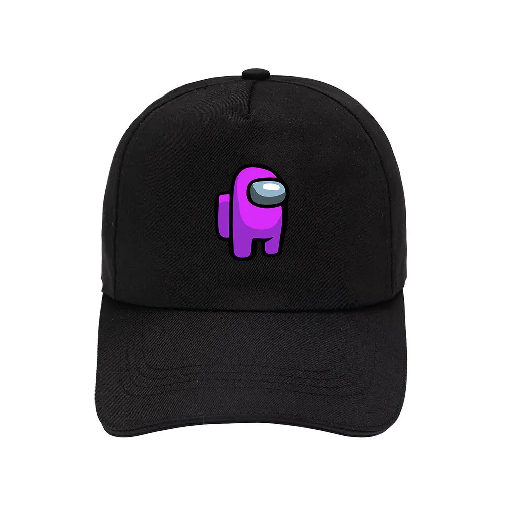 

Hip Hop Baseball Cap Party Among Us Cartoon Crewmate Cosplay Game Casual Outdoor Sunshade Printed Hat for Men and Women