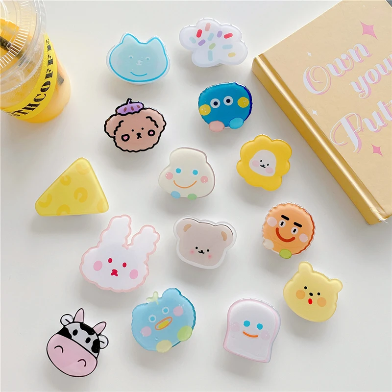 Kawaii Grip Talk Korea держатель для телефона милый мультяшный кролик корова медведь