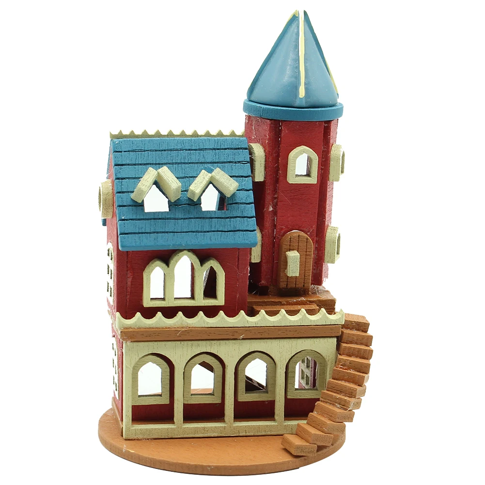 1 Набор DIY игрушечный домик реквизит мини замок кабина ручной работы построение