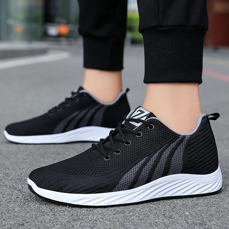 

Men Shoes Casual Breathable Lightweight Male 2021 New Trend Sports Shoes Male Air Cushion Mesh Sneakers Sketcher Big Size 39-44