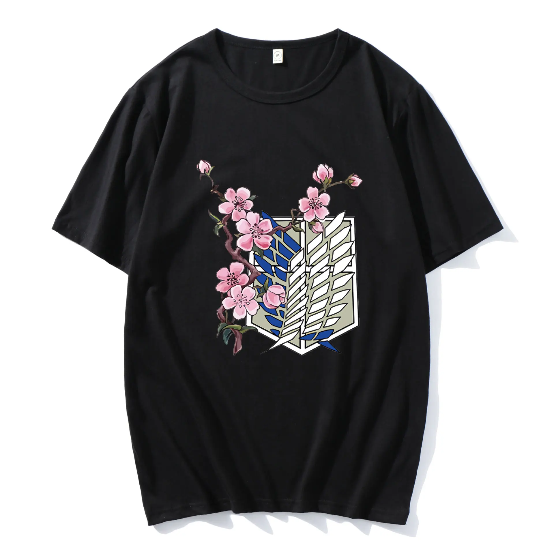 

Attack on Giant Anime Wings of Freedom Top Tee Summer Fashion Men's Short Sleeve T-shirt Hip Hop Streetwear T-shirt Boy Clothes