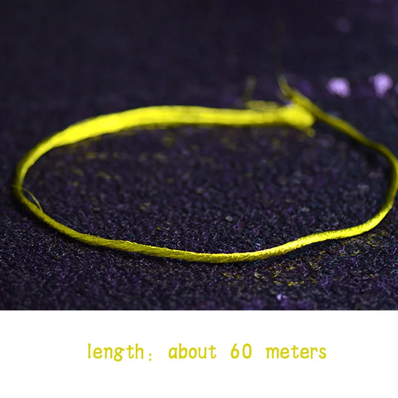 High-strength Color Gold Thread Polyester Filament Sewing Embroidery For Silk Fabric cross stitch embroidery thread | Дом и сад