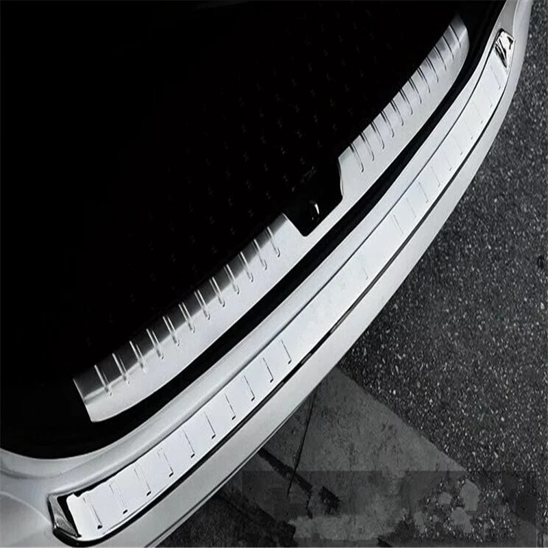 

WELKINRY For hyundai Sonata 2015 2016 stainless steel tail rear box gate back door sill threshold scuff guard plate pedal trim