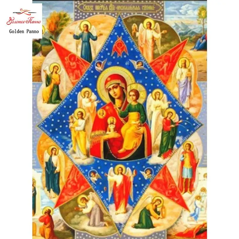 Diamond Painting 5D DIY Embroidery Sale Religion Icon Diamond Full Square Diamond Mosaic Gift Pictures Of Rhinestones