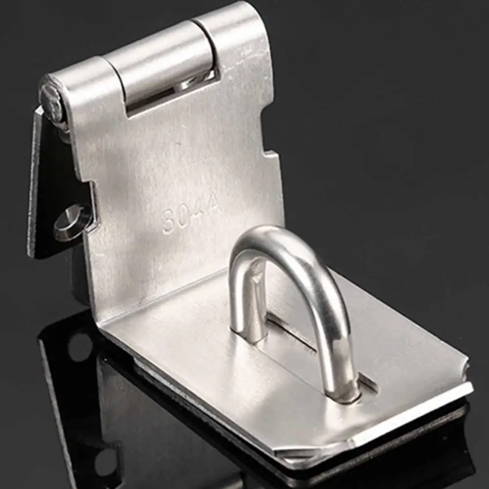 

3Inch/4Inch/5Inch Hasp Corrosion-resistan Sturdy 201 Stainless Steel Right-angle Hardware Door Hasp Latch