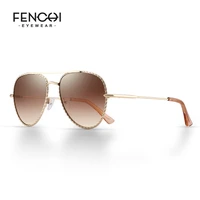 fenchi pilot sunglasses women 2020 vintage brand glasses driving pink sunglasses men ladies oculos de sol feminino