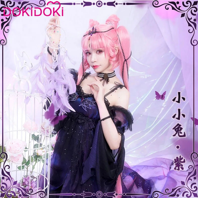 DokiDoki аниме косплей Сейлор Мун чибиуза дуцзинь платье Tsukino Usagi маленькая леди Serenity