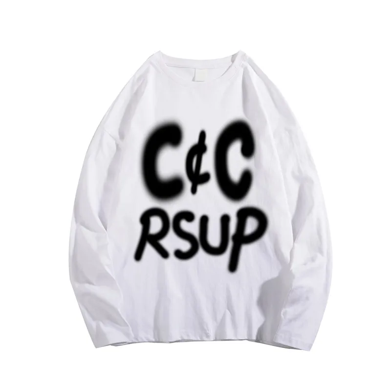 Осенняя Модная брендовая хлопковая Футболка с принтом Ins для мальчиков в