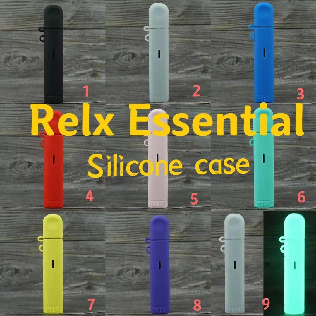 

Новый силиконовый чехол для Relx essential, защитный мягкий резиновый рукав, защитная оболочка, оболочка, 1 шт., без электронной сигареты