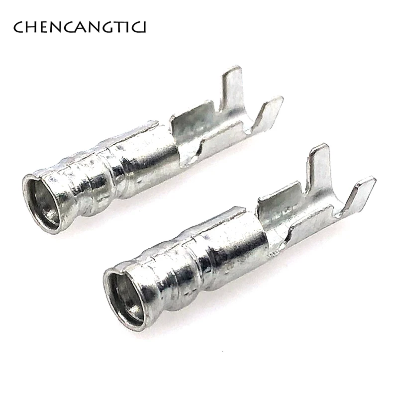 

20 Pcs Auto Wire Splice Terminal Car Elcetric Connector Pin Round Type Crimp Loose 2.8 MM Terminals G138
