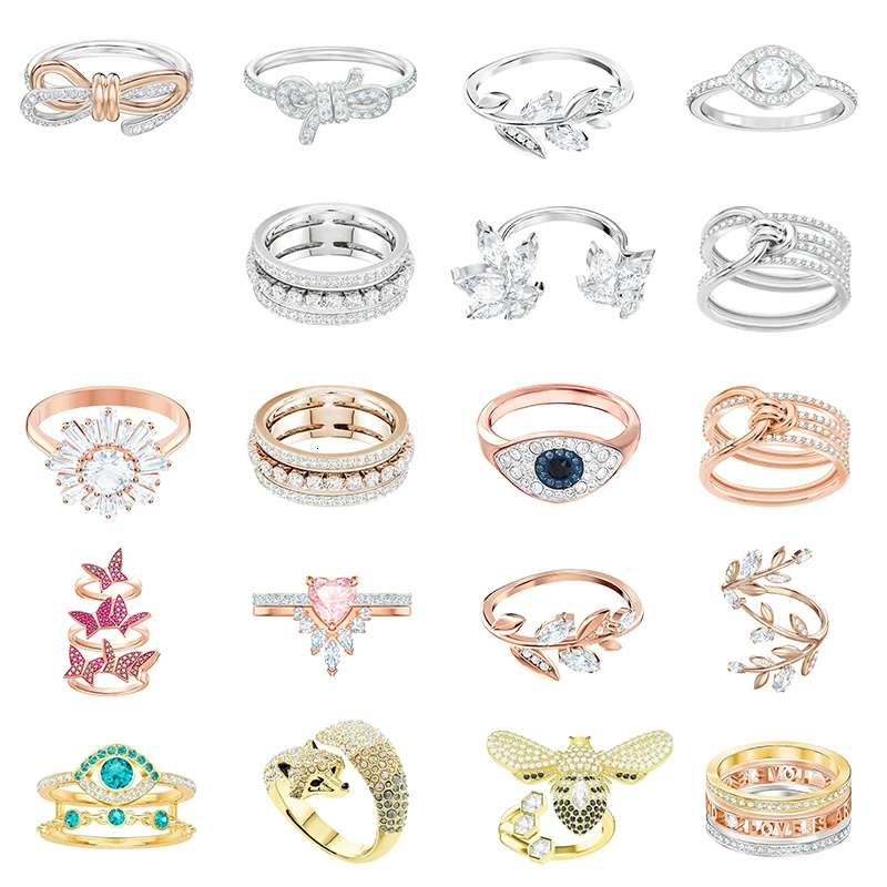 Высококачественное Оригинальное модное витое кольцо MANDY с изображением глаз