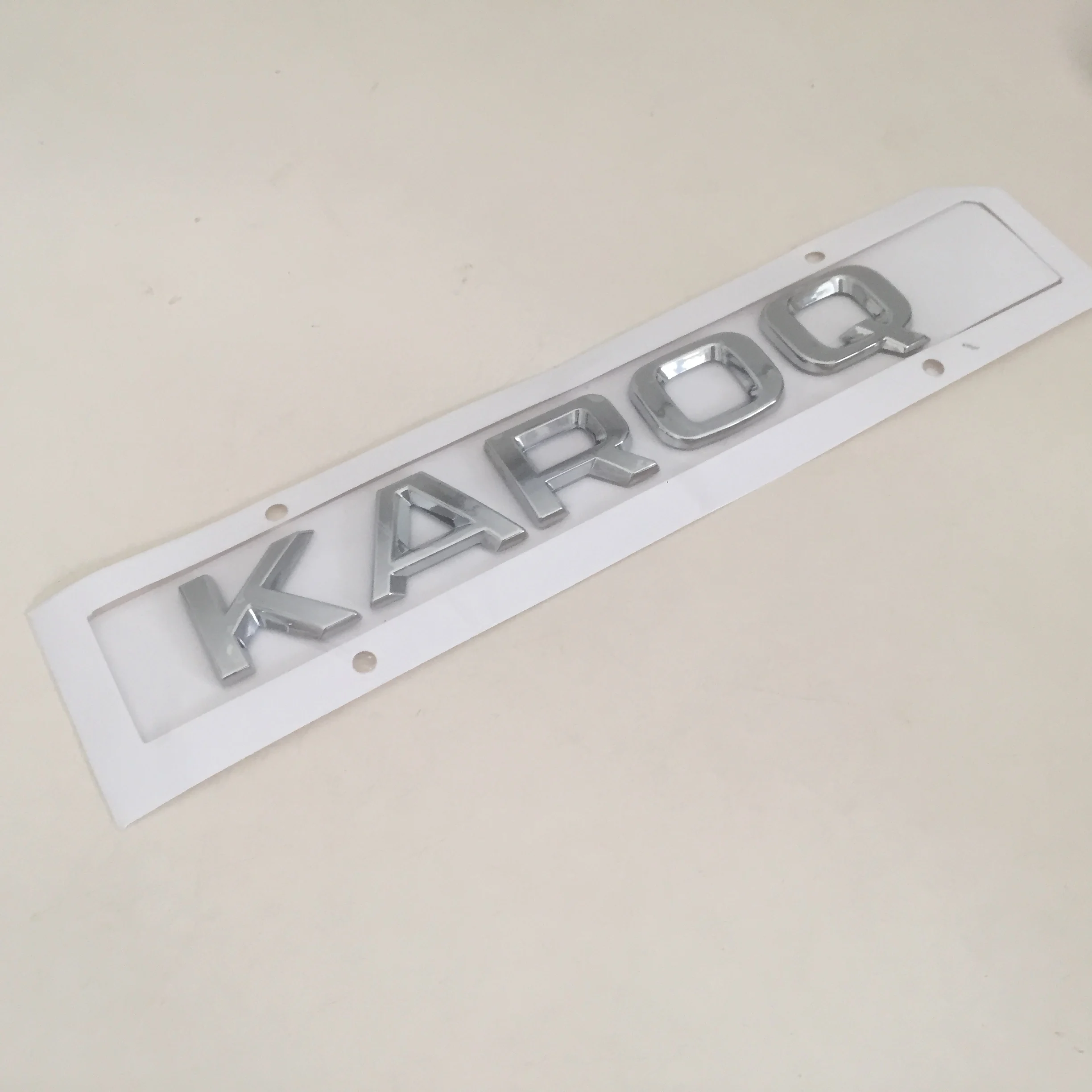 1 шт. 3D ABS высокое качество KAROQ Автомобильная буква задняя идентификация эмблема