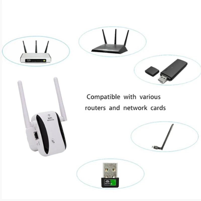 Беспроводной Wi-Fi ретранслятор Wifi Range Extender 300 Мбит/с усилитель сигнала 802 11 B/G/N