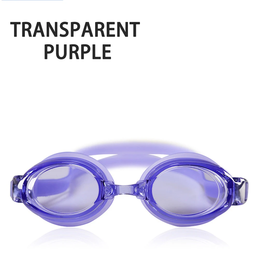 Purple Оптическая близорукость плавательные очки 200-800 градусов взрослые очки по рецепту Силиконовые противотуманные водные диоптрий плавательные очки - Цвет: Purple