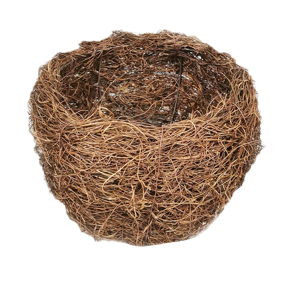 

1Pc Rattan Woven Lampshade Birdhouse Shaped Lampshade Outdoor Lamp Accessory