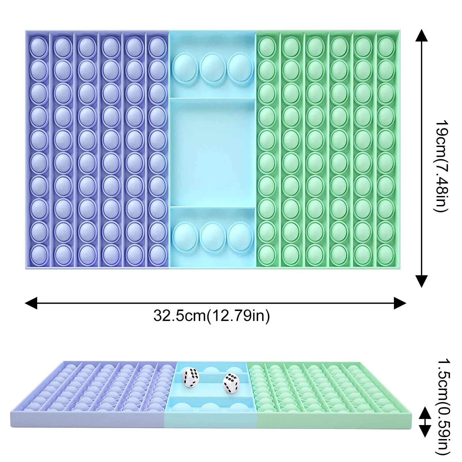 

Push It Squeezetoys Desktop Fun Ice Cream Shaped Silicone Children Adult Stress Reliever Squeeze Board Game Dropshipp Sieve