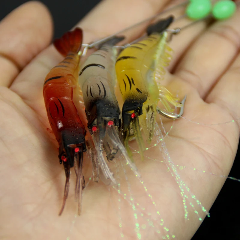 Мягкая рыболовная приманка в виде креветки 10 см 6 г|Наживки для рыбной ловли| |