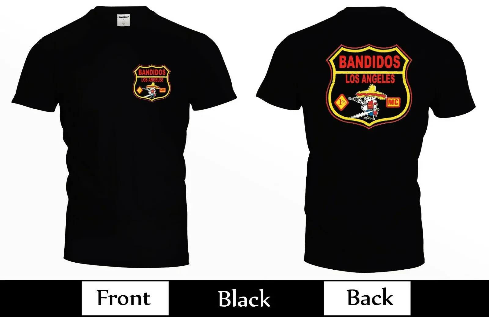 Футболка с автомагистральным шоссе Bandidos Motor Club MC Лос-Анджелес США размер от S до 3XL