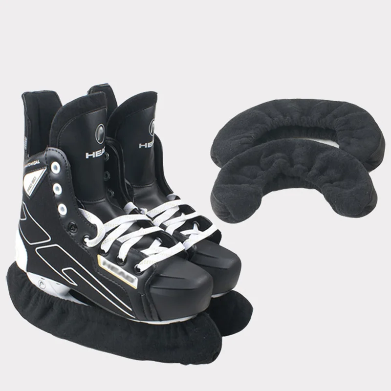 

1 пара утепленный фланелевый чехол для коньков на коньках и фигурных коньках, защита для защиты от ржавчины, водопоглощение для взрослых, че...