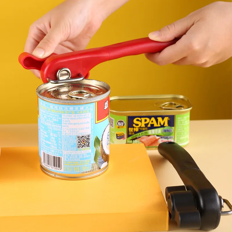 

Super Easy Can Opener Safety Manual Professional Effortless Openers with Turn Knob Household Kitchen Accessories Useful Tools