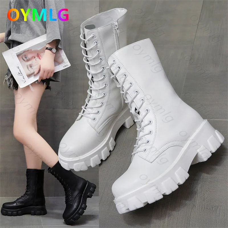 Новинка Сезон Зима Женские повседневные ботинки Модные теплые Одежда высшего