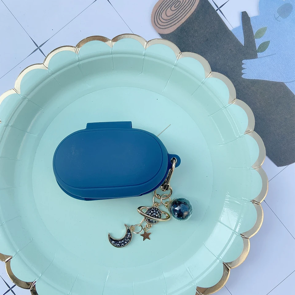 

Luxury Cover for Samsung Galaxy Buds 2019 / Buds+ Plus 2020 Case Earphone Protect Accessories Pearl Diamond Universe Star Decor