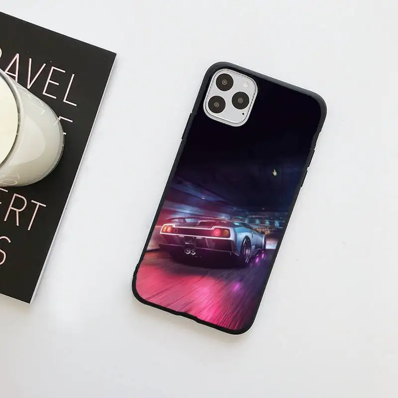 

luxury Sports car cool Phone Case for iPhone 11 12 pro XS MAX 8 7 6 6S Plus X 5S SE 2020 XR Soft silicone
