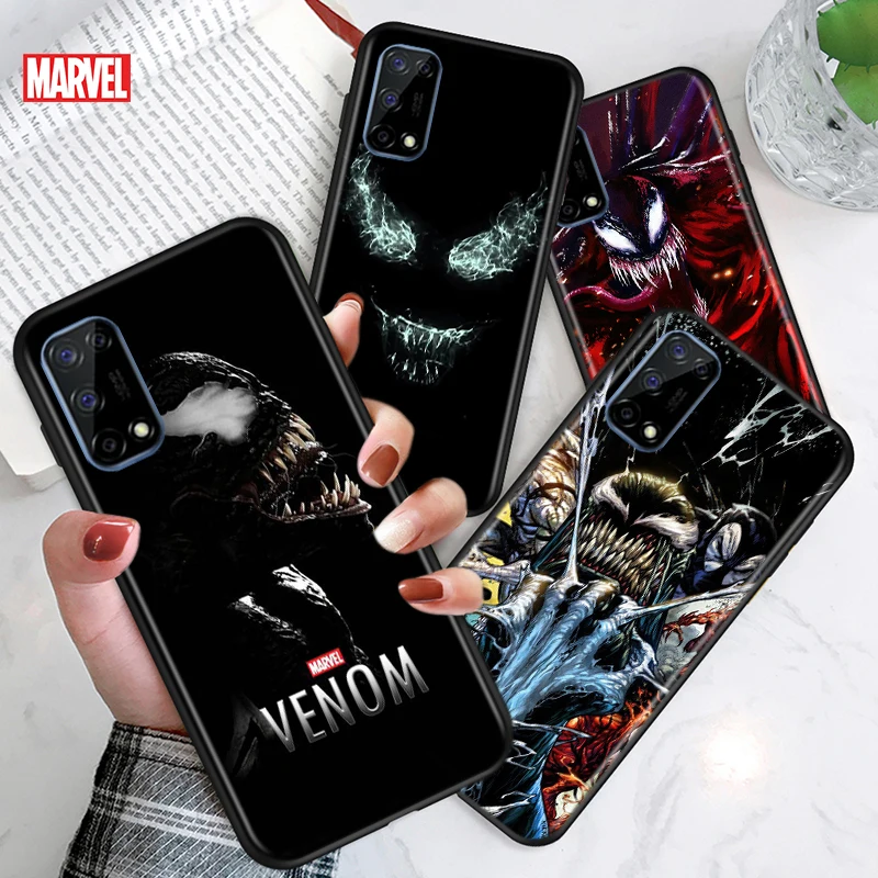 

Villain Marvel Venom For Realme 7i Global C2 C3 C11 C12 C15 C17 X2 X3 Superzoom X50 XT Q2 Q2i Pro Silicone Phone Case