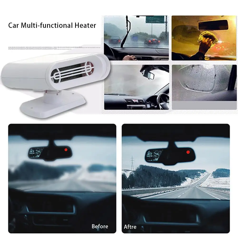 

12/24V Car Heater Snow Defogger Auto Heater Fan Integrated Defrosting Multi-function Heater For Air Purification