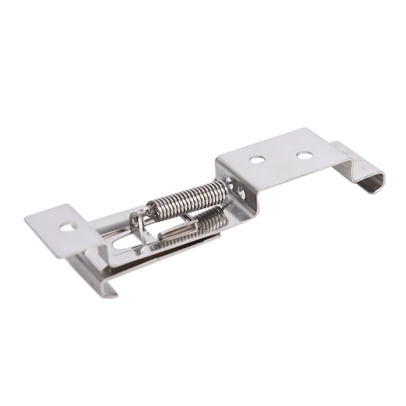 

2pcs Car License Plate Frame Holder Trailer Number Plate Clips Spring Loaded Stainless Steel Bracket Cars