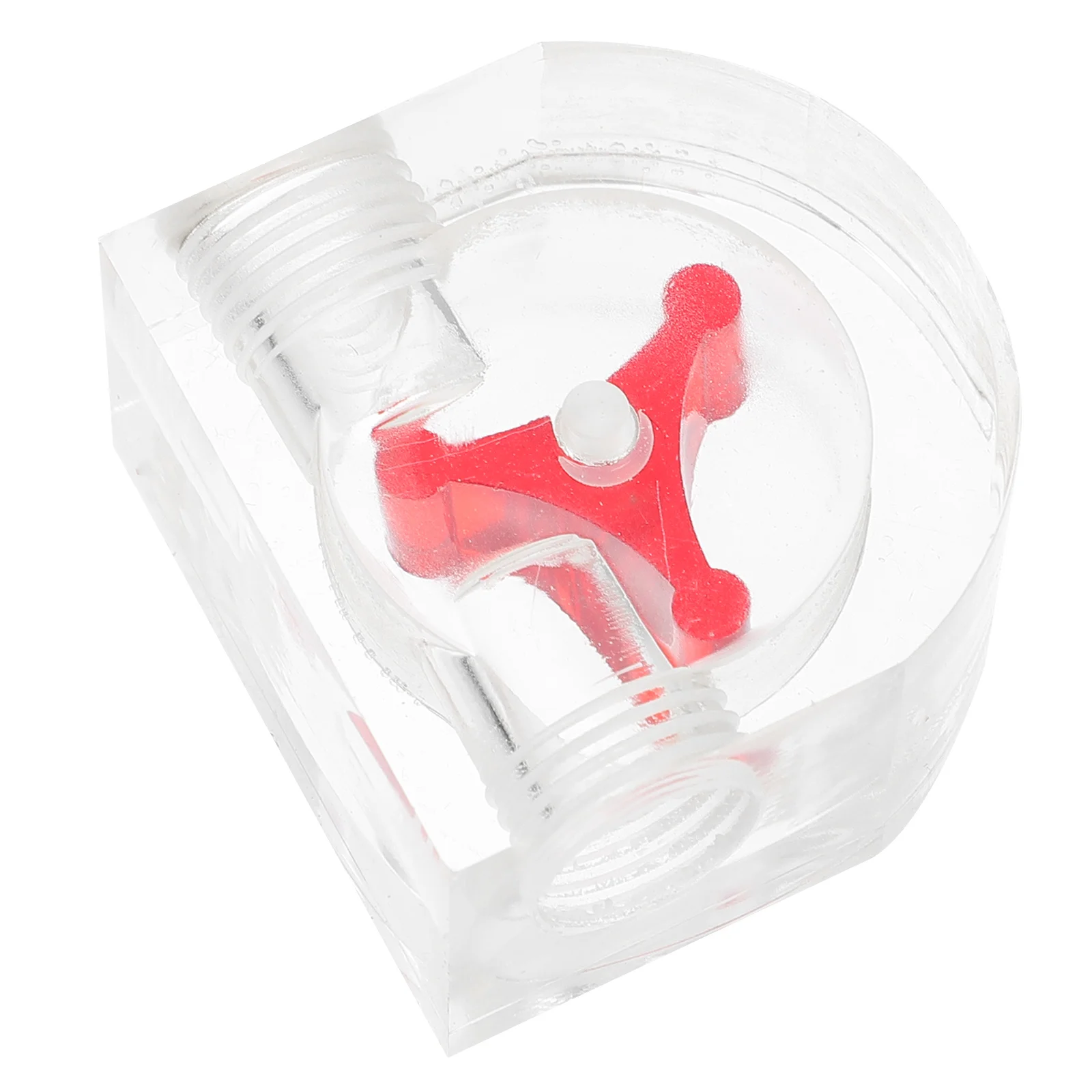 

Liquid Cooling System Flow Indicator 2-way Transparent 1/4 inch Port Meter