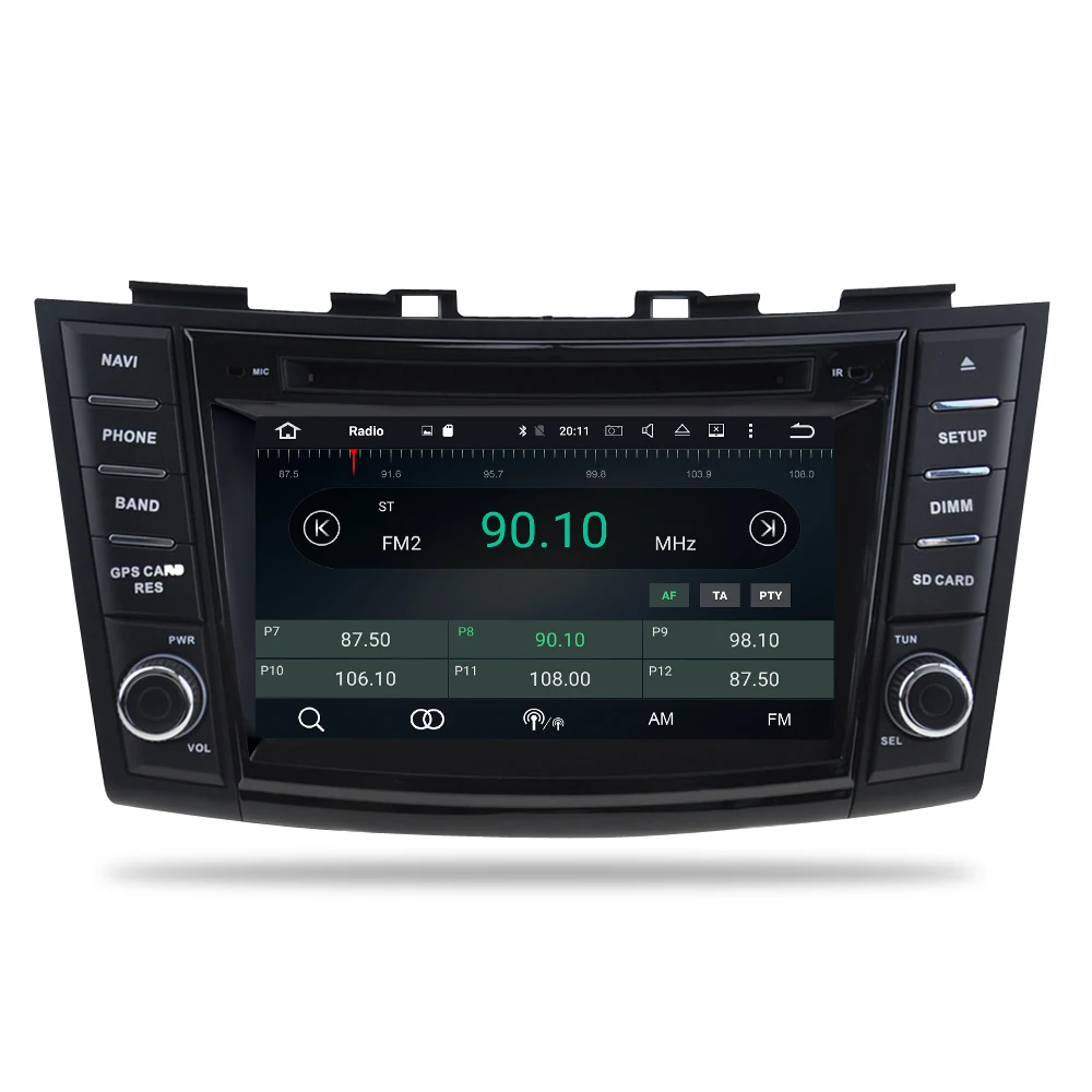 Android10.0 автомобильный проигрыватель с радио и GPS для Suzuki Swift 2012 2013 2014 2015 2016 Авто DVD