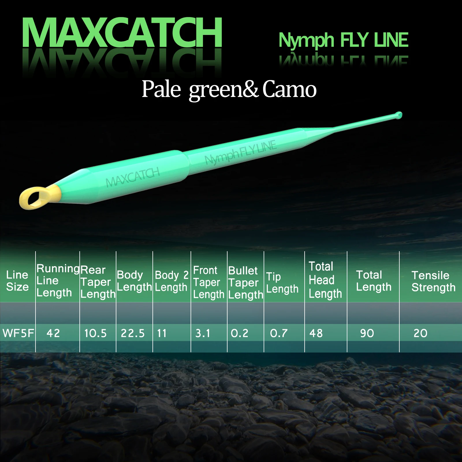 Рыболовная леска Maximumcatch 90FT 2/3/4/5/6/7 WT Nymph Fly плавающая Летающая с двумя сварными