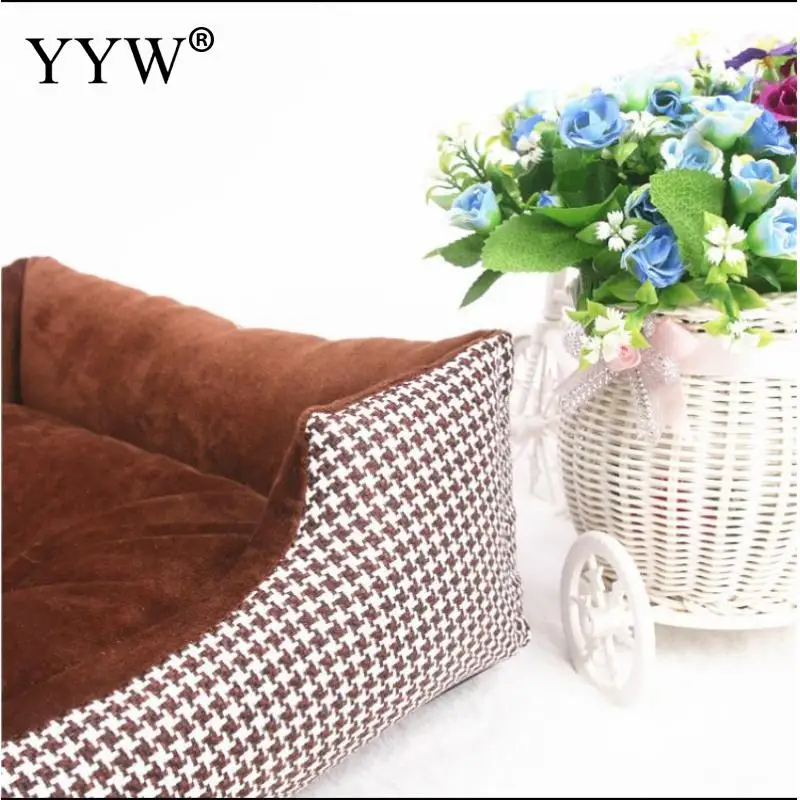 

Pet Bed Cotton Pet Nest Waterproof Bottom Soft Fleece Warm Cat Bed House Dog Beds Sofa Dog Mats Pet Products Dog Supplies