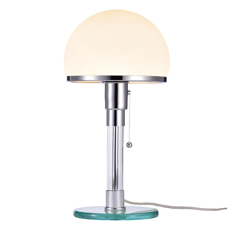 

Nordic Glass Table lamp Bedroom Bedside lamp Tecnolumen Bauhau Table Light Desk Lighting Lusters Glass LED Desk lamp Fixtures