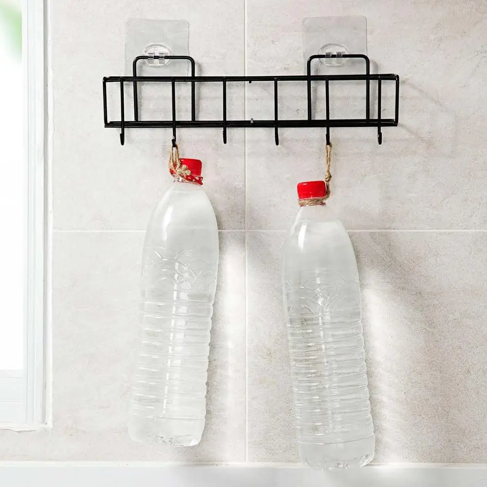 Прочная липкая кухонная Вешалка без отверстий настенные стеллажи несущие крючки