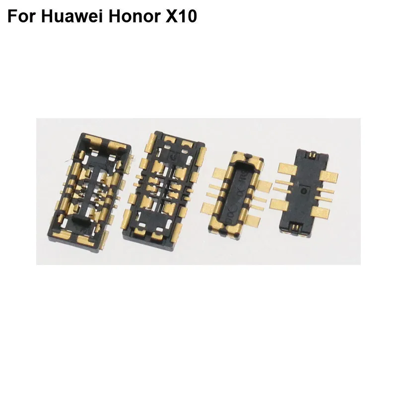 

5 шт. для Huawei Honor X10 внутренний FPC Разъем Держатель аккумулятора зажим контактные части на материнской плате для Huawei Honor X 10