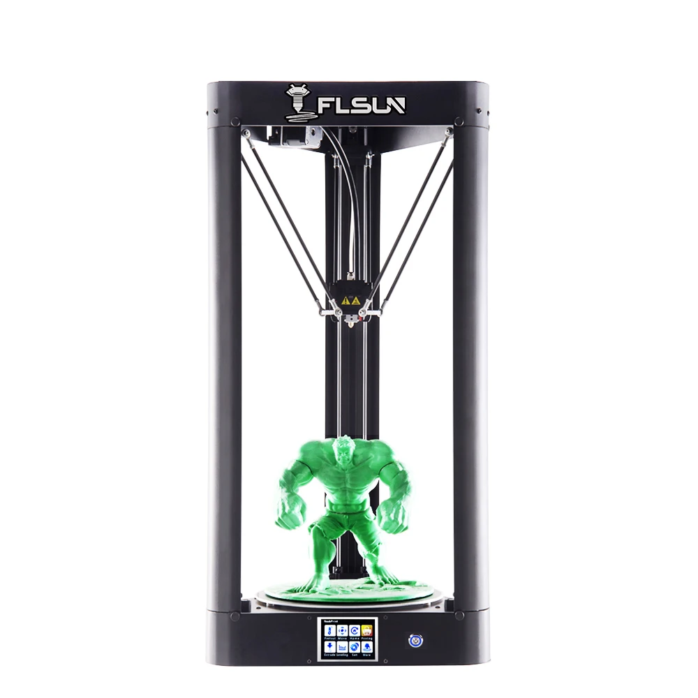3d принтер Большие обновления промышленный 3d Diy набор металлический Delta 3d принтер с автоматическим уровнем