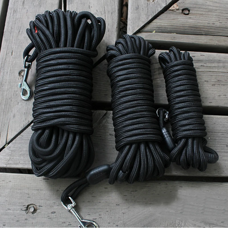 

Dog Leash Nylon Long Tracking Round Rope Outdoor Walking Training Pet Lead Leashes For Small Medium Large Dogs 5M/10M/15M