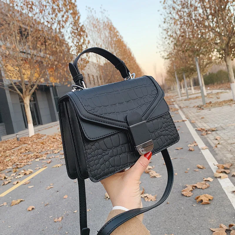 

Advanced sense hand bag 2021 new fashion crocodile single shoulder women's bag