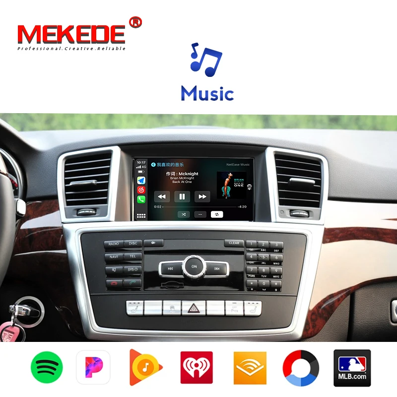 

Car Multimedia GPS Wireless Apple Carplay Android Auto for Mercedes Benz ML W166/GL X166 ML320 ML350 ML400 ML500 2012-2015